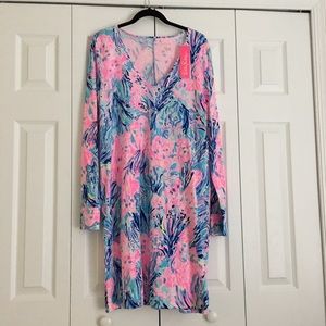 Lilly Pulitzer dress new with tags xl 100 p cotton